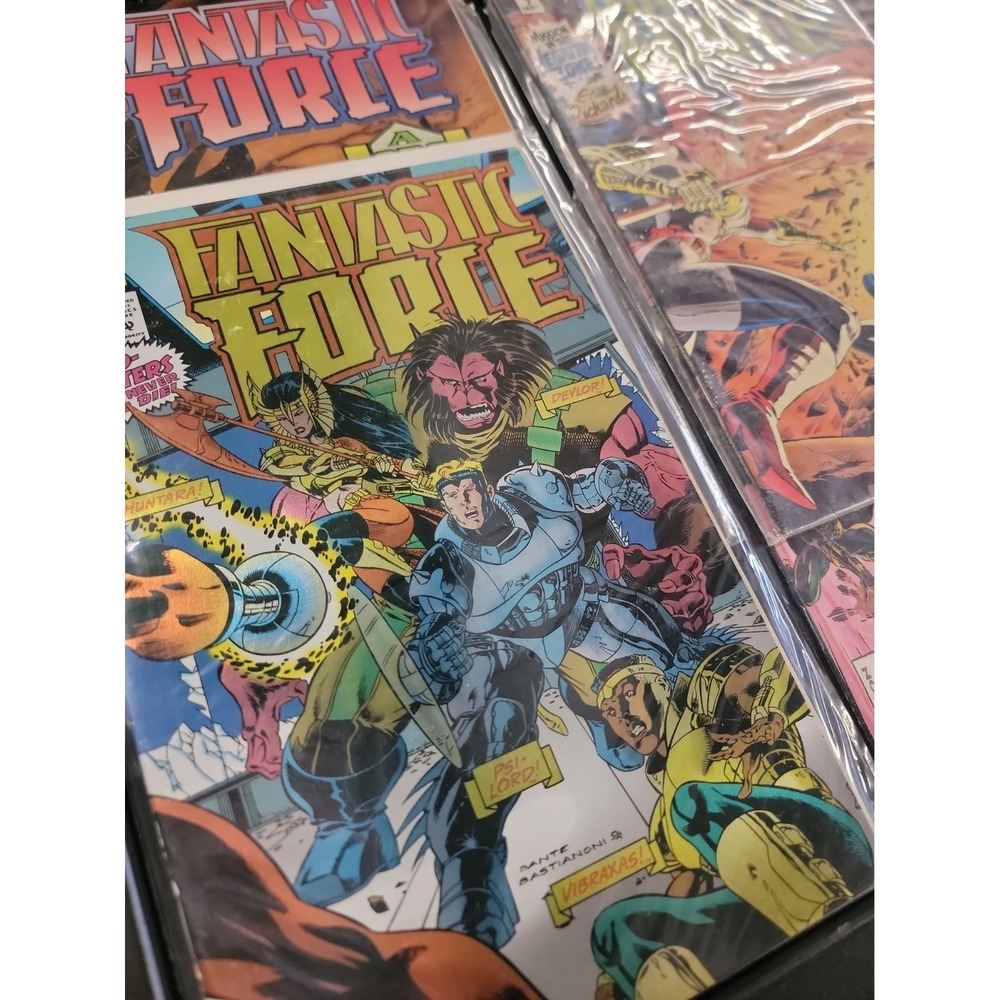Lot Of 4 Marvel Comics Fantastic Force  #'s 1, 4, 7, 18 Franklin Richards FF!